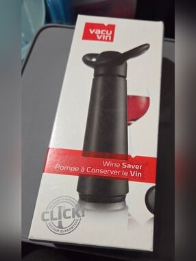 Vacuum Vin Original Wine Saver Black